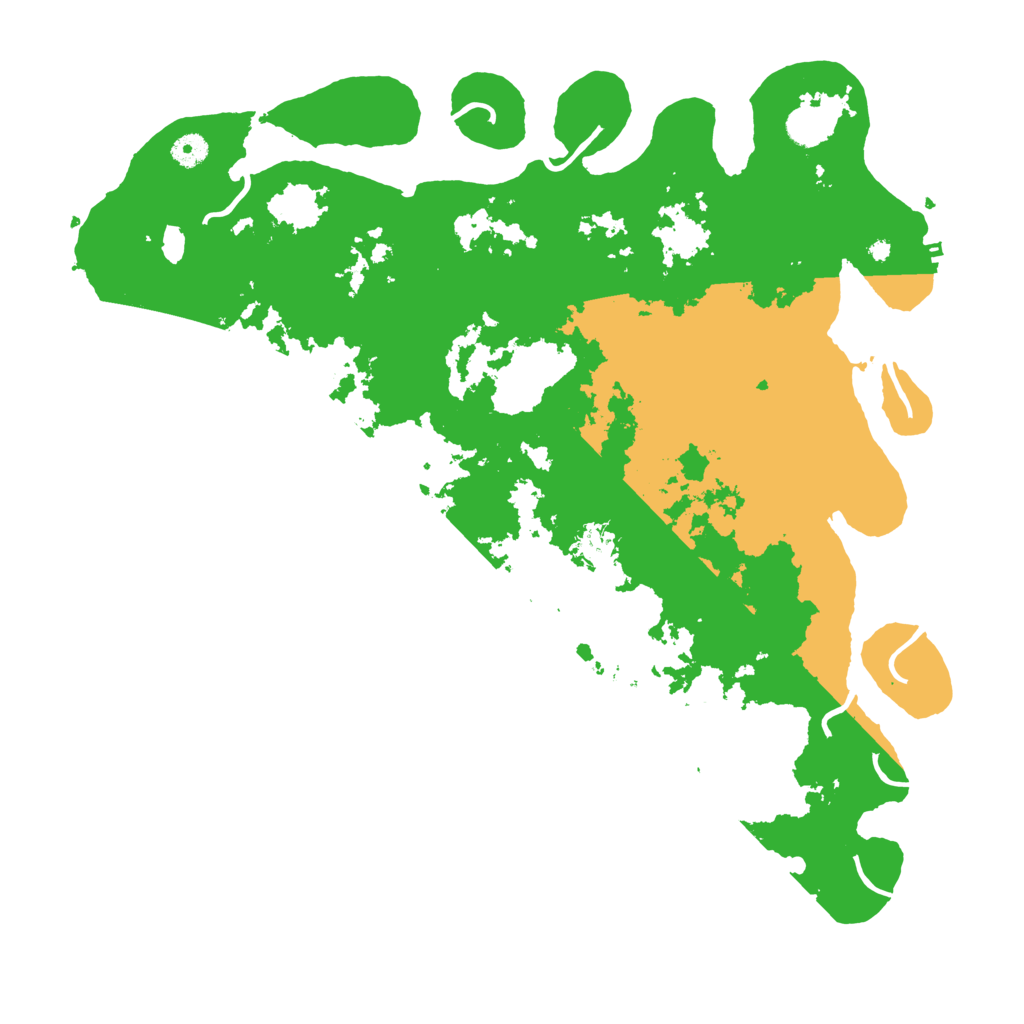 Biome Rust Map: Procedural Map, Size: 4500, Seed: 41882091