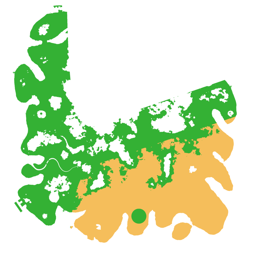 Biome Rust Map: Procedural Map, Size: 4500, Seed: 65846