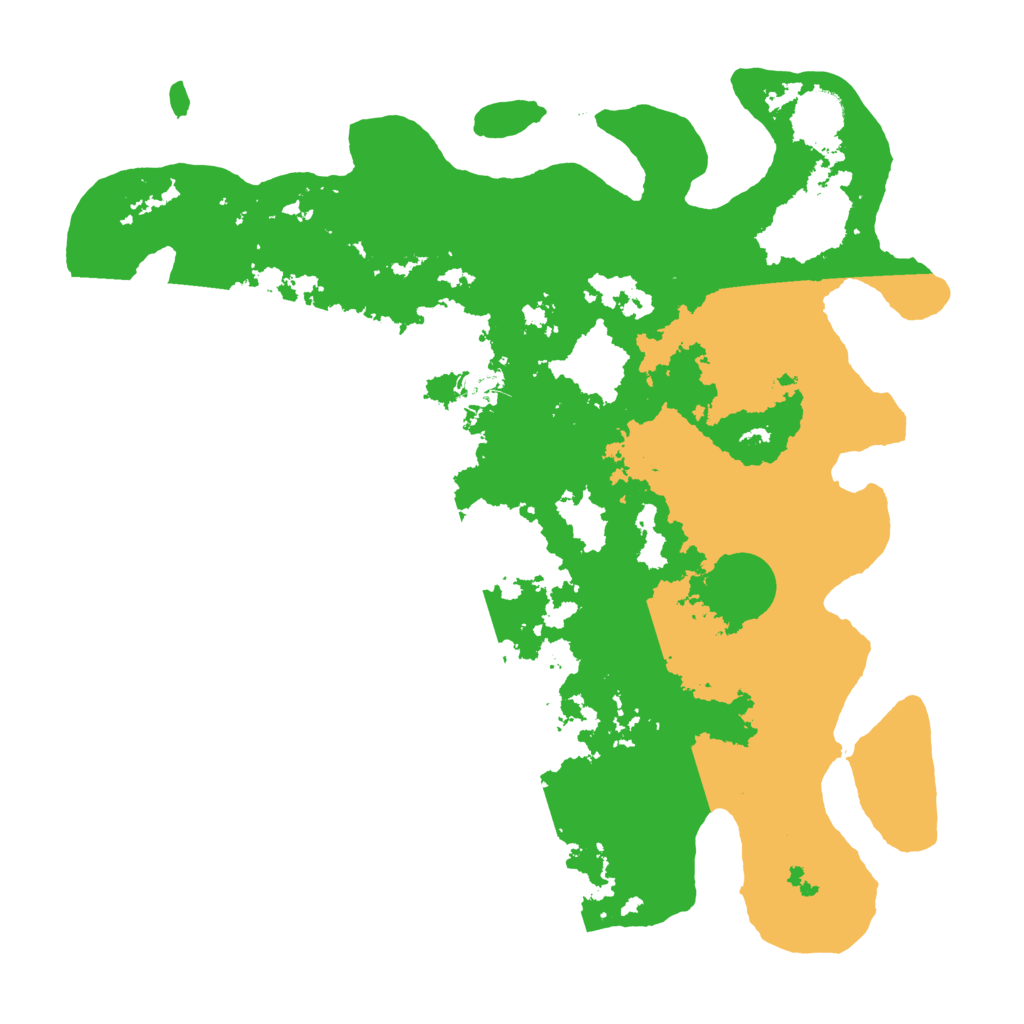 Biome Rust Map: Barren, Size: 4000, Seed: 55874