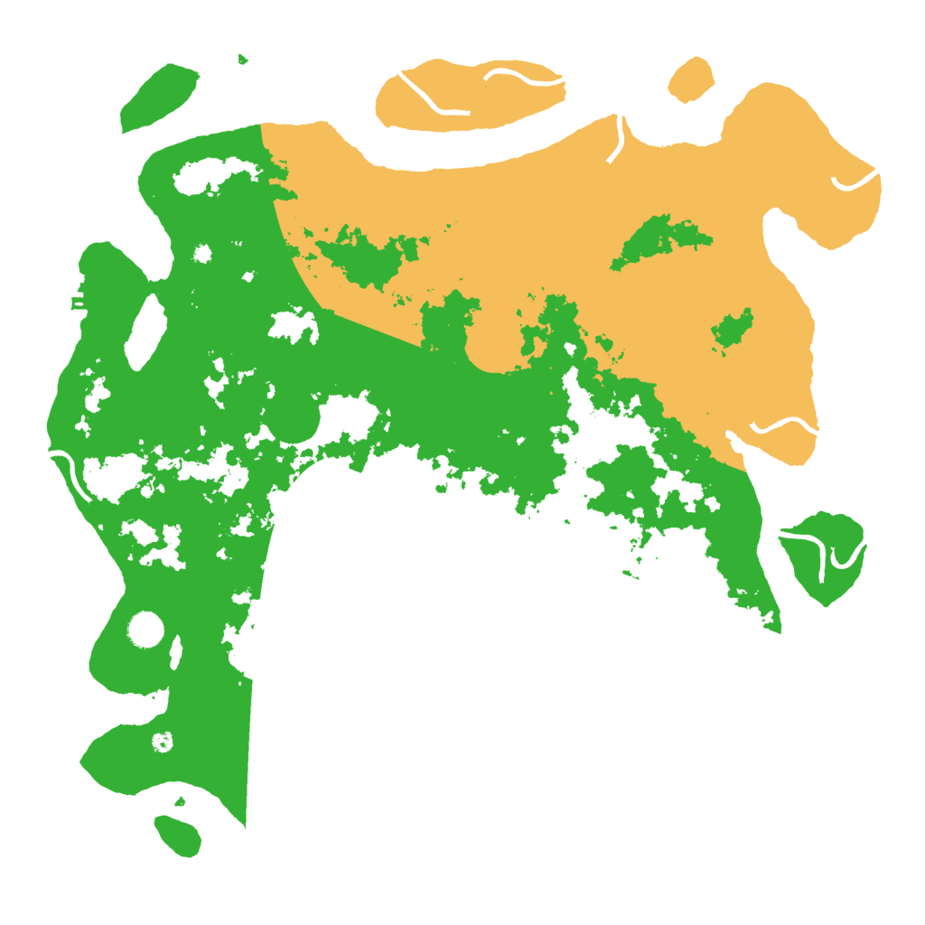 Biome Rust Map: Procedural Map, Size: 4500, Seed: 1168948186