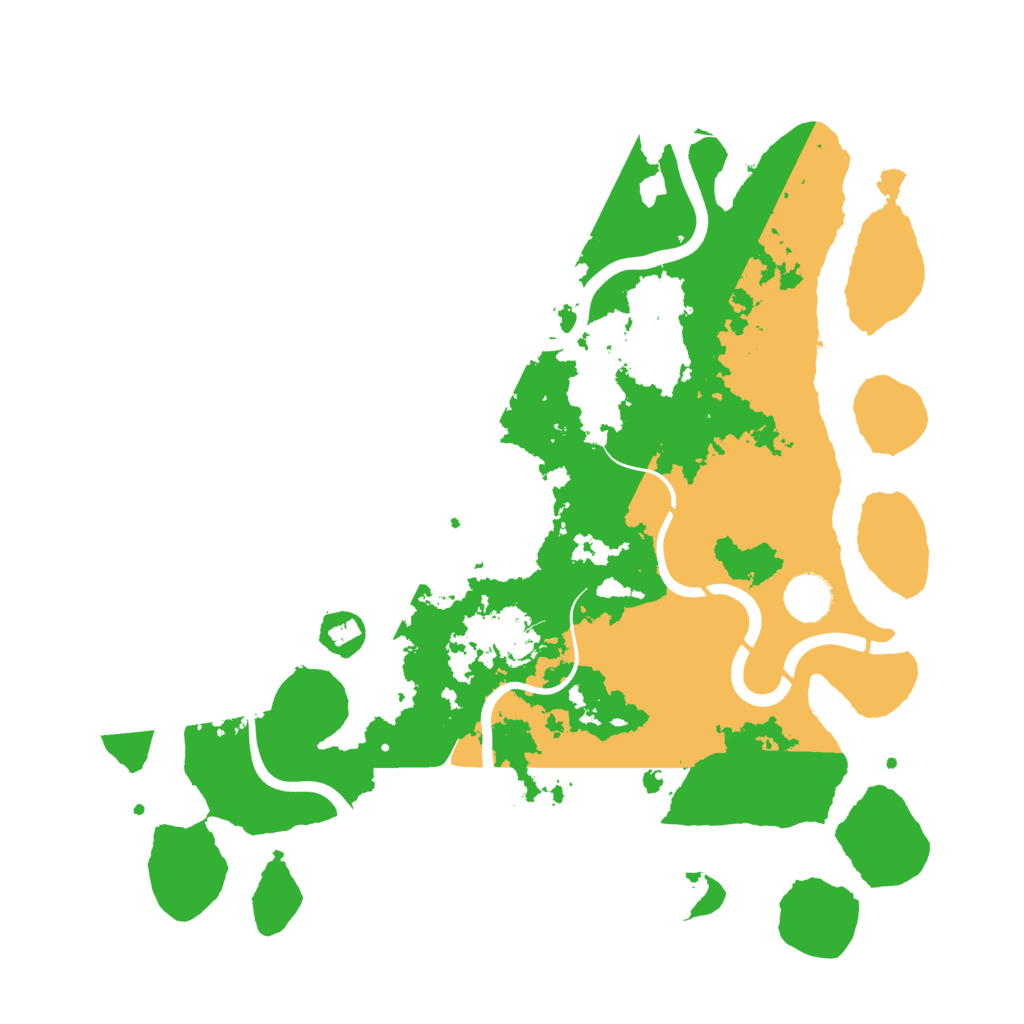 Biome Rust Map: Procedural Map, Size: 3750, Seed: 1261406392