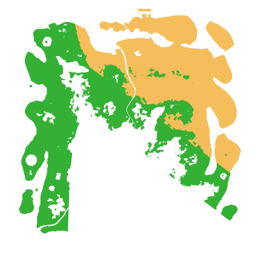 Biome Rust Map: Procedural Map, Size: 4000, Seed: 874465