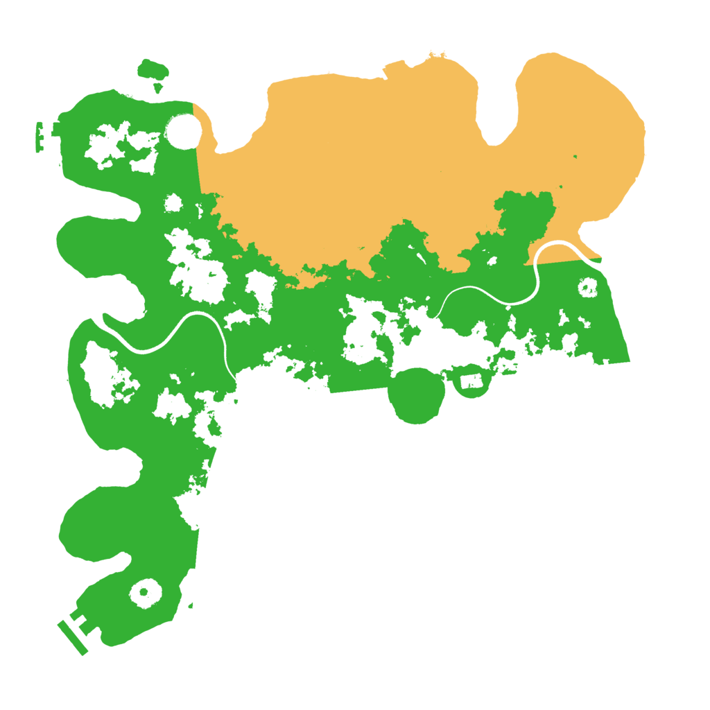 Biome Rust Map: Procedural Map, Size: 3550, Seed: 2055321741