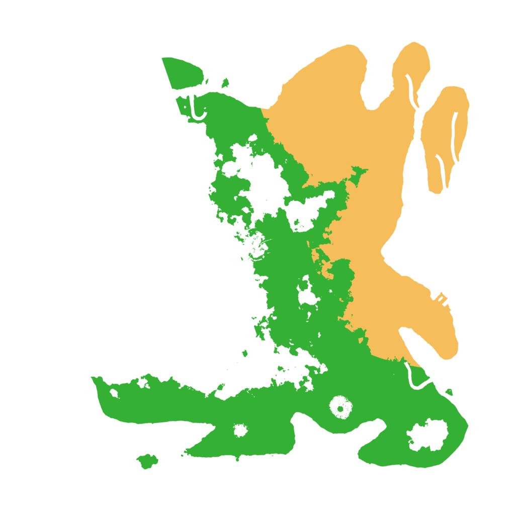 Biome Rust Map: Procedural Map, Size: 3500, Seed: 408548445