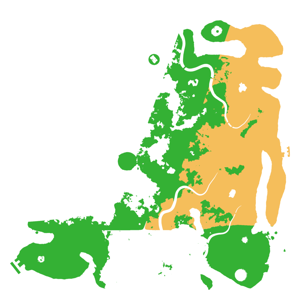 Biome Rust Map: Procedural Map, Size: 4500, Seed: 967475759