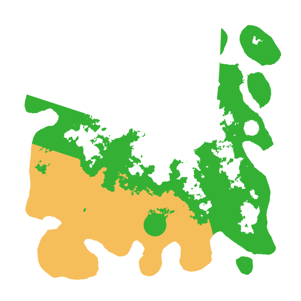 Biome Rust Map: Barren, Size: 3500, Seed: 1730744195