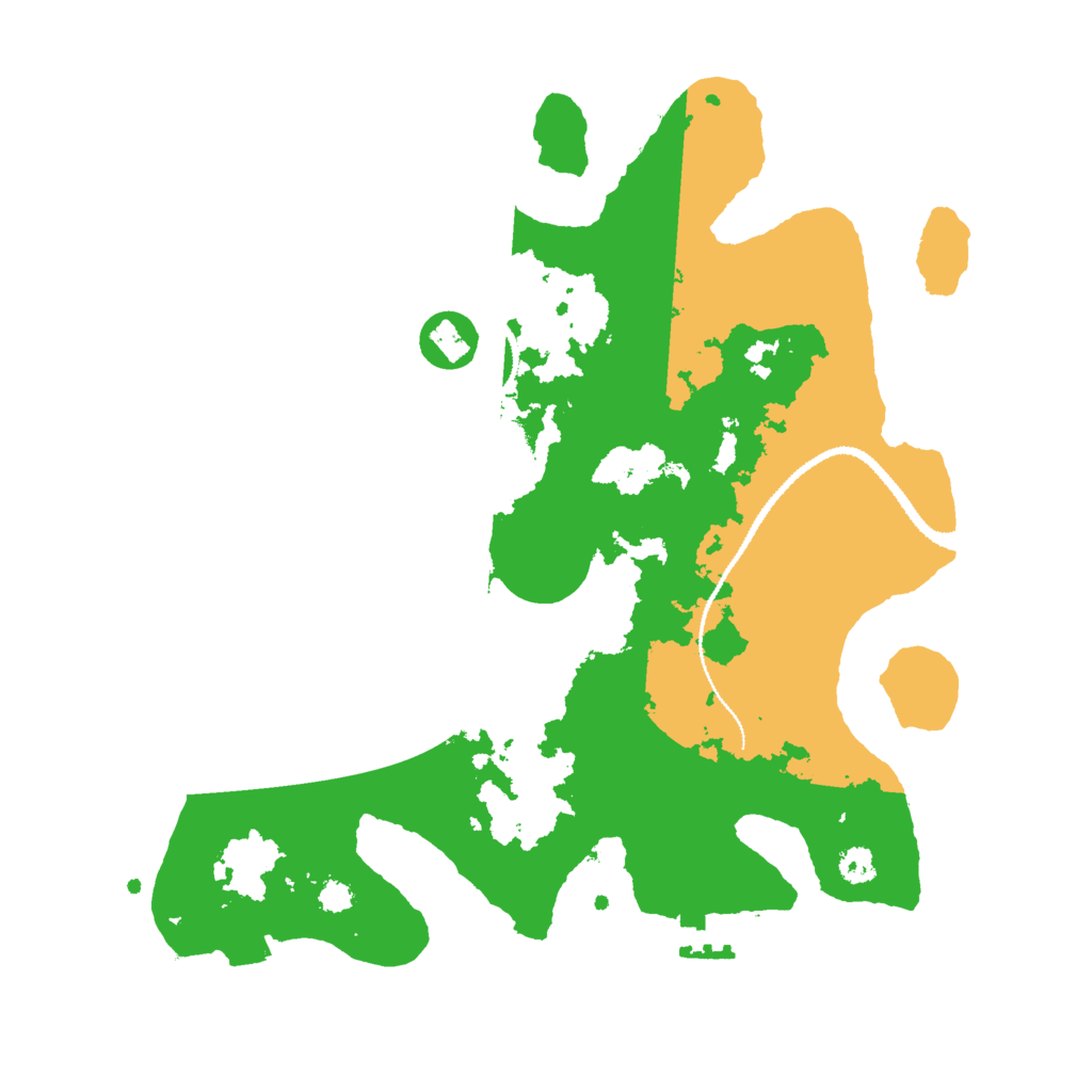 Biome Rust Map: Procedural Map, Size: 3000, Seed: 59319