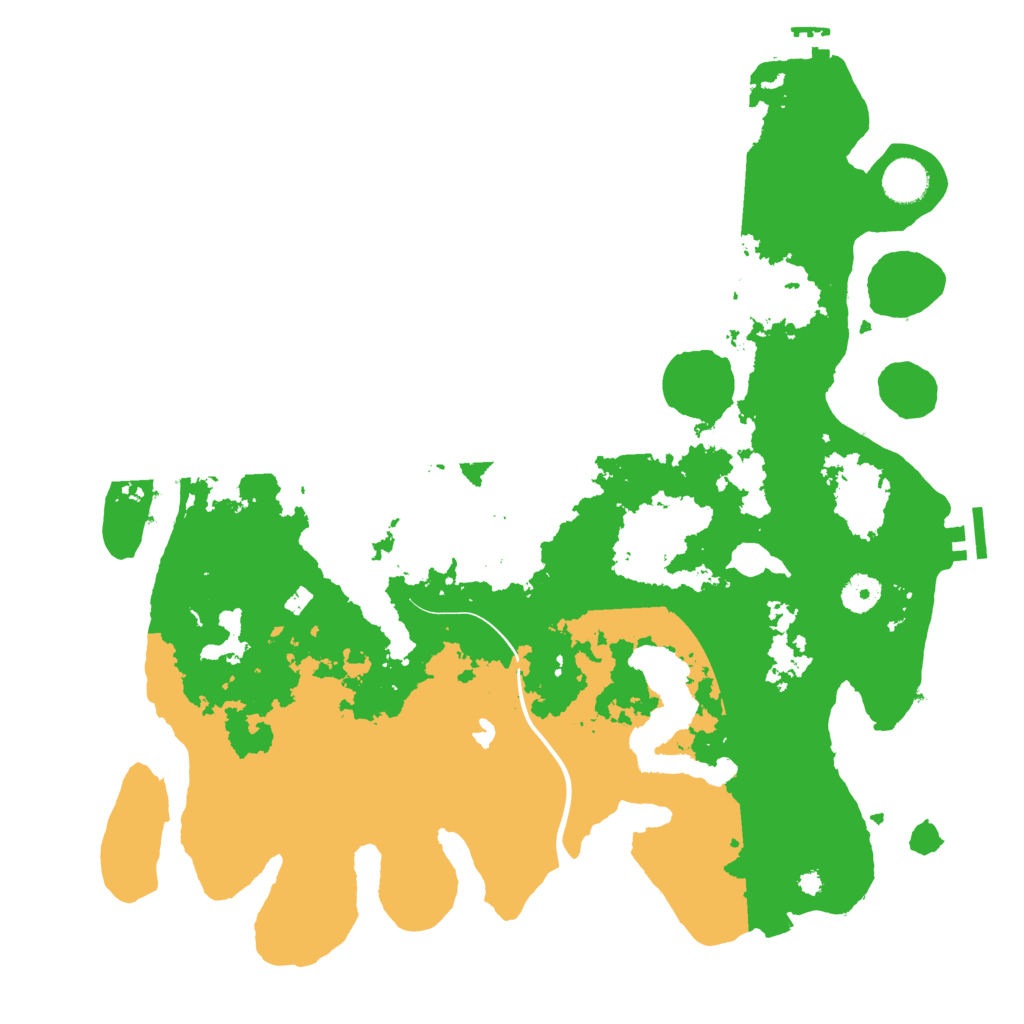 Biome Rust Map: Procedural Map, Size: 4000, Seed: 456487787