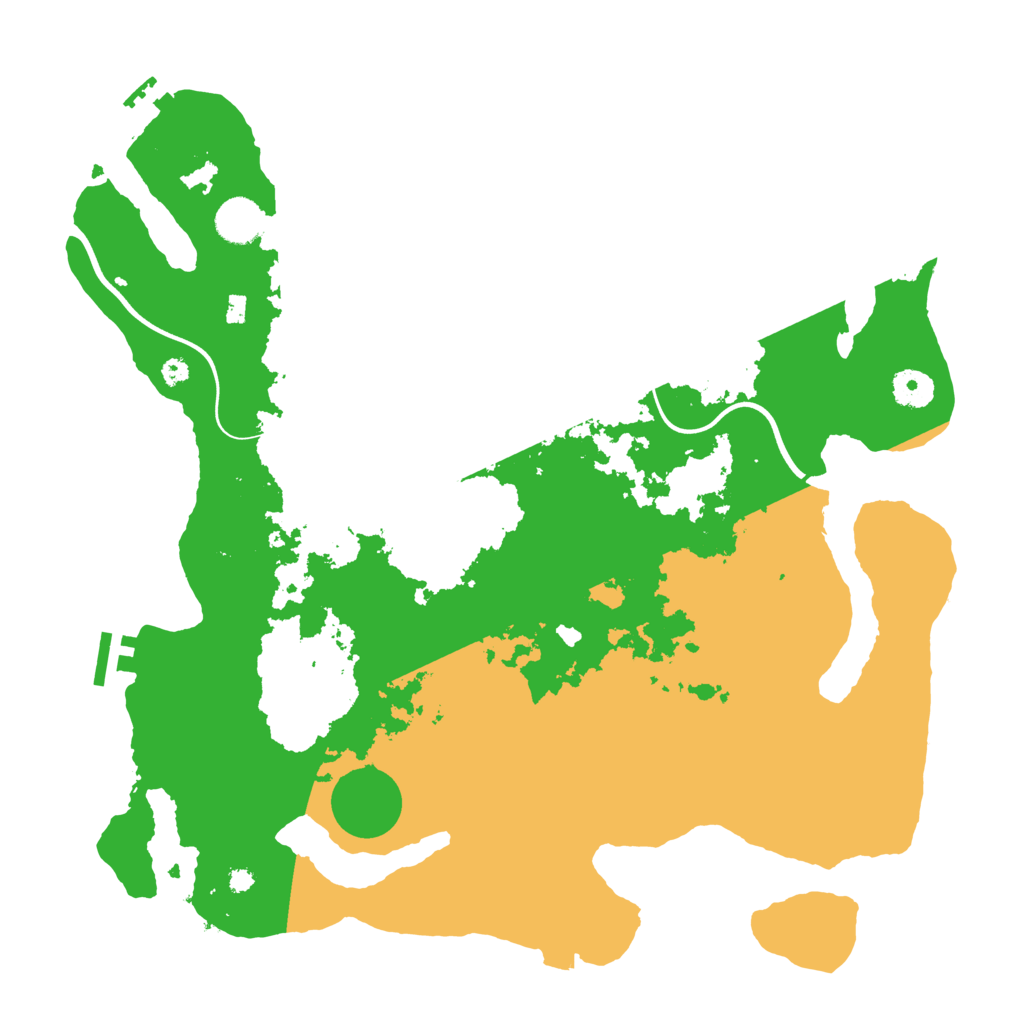 Biome Rust Map: Procedural Map, Size: 3850, Seed: 131754397