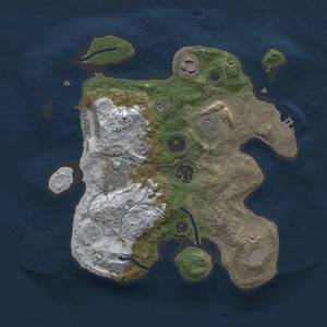 Thumbnail Rust Map: Procedural Map, Size: 2750, Seed: 100, 13 Monuments