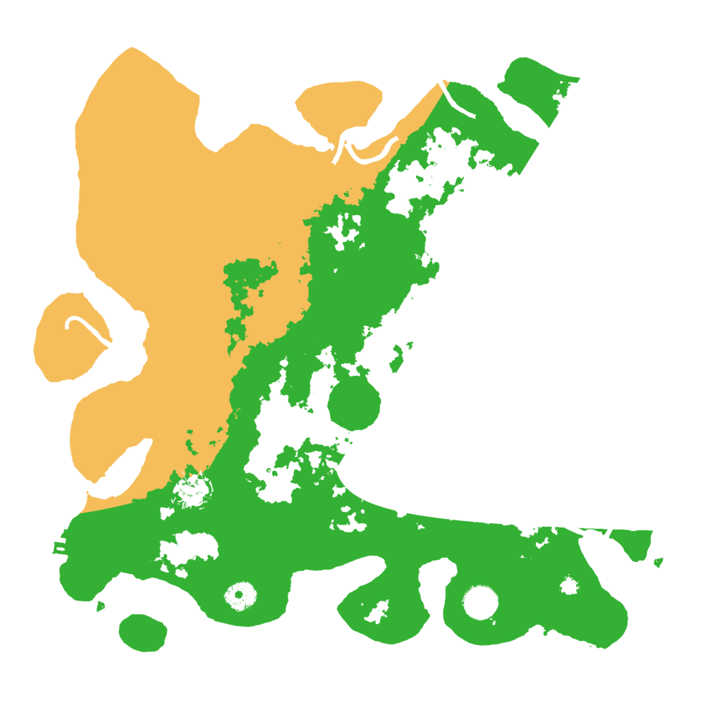 Biome Rust Map: Procedural Map, Size: 3700, Seed: 1170727875