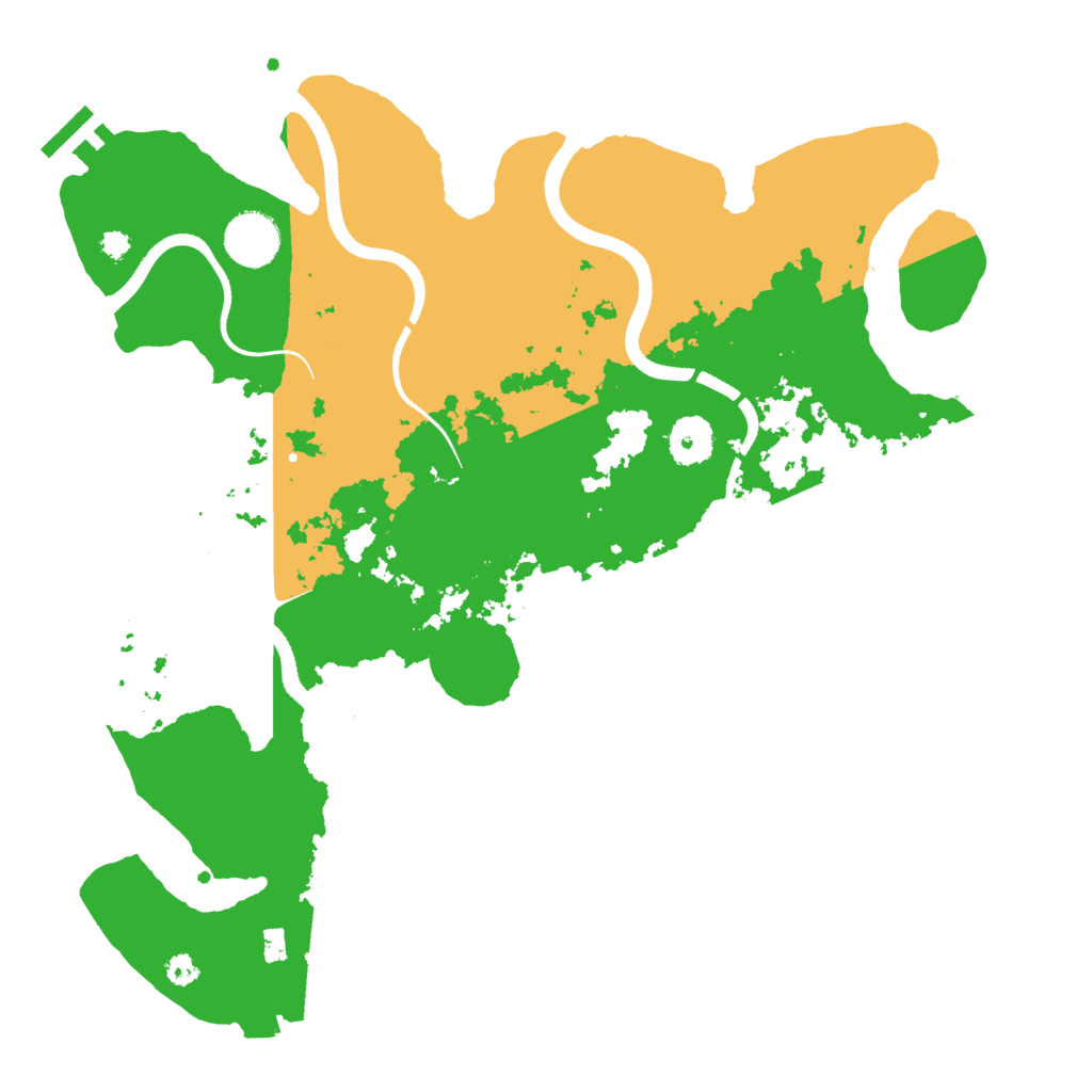 Biome Rust Map: Procedural Map, Size: 3500, Seed: 1200382686