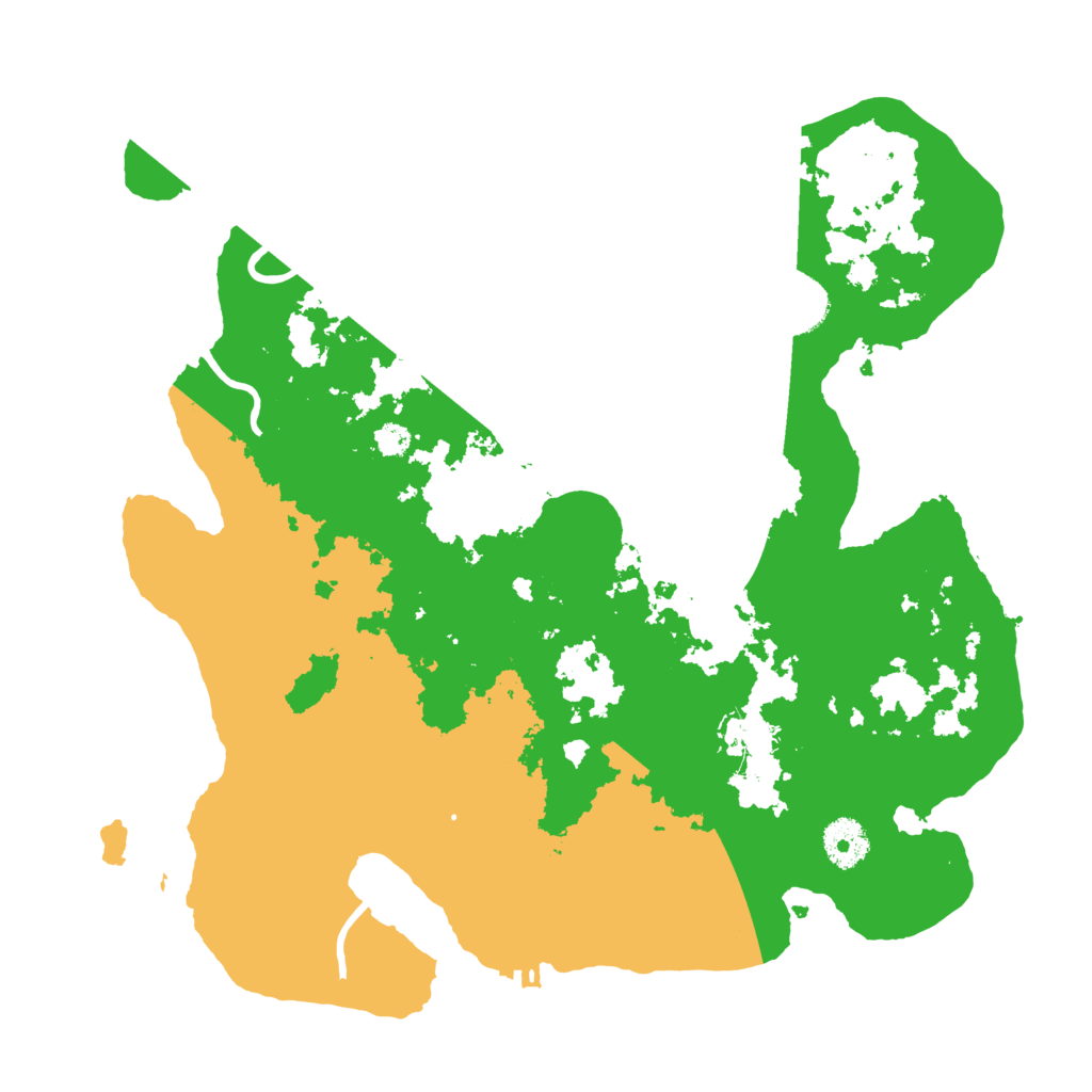 Biome Rust Map: Procedural Map, Size: 3500, Seed: 154424359