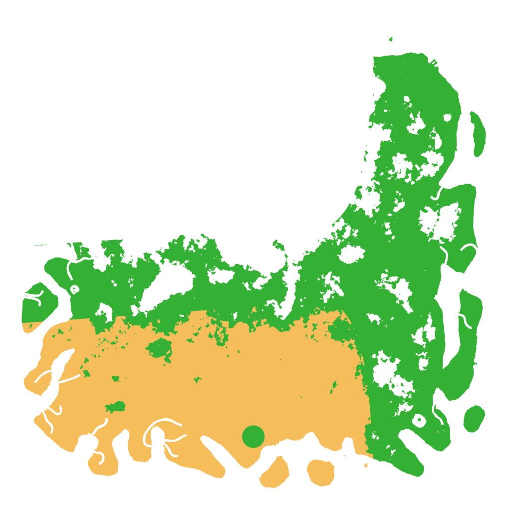 Biome Rust Map: Procedural Map, Size: 6000, Seed: 133089305