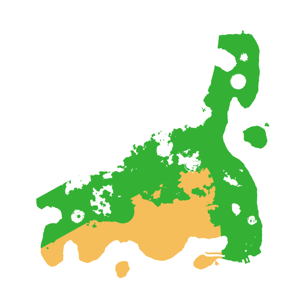 Biome Rust Map: Procedural Map, Size: 3500, Seed: 20220609