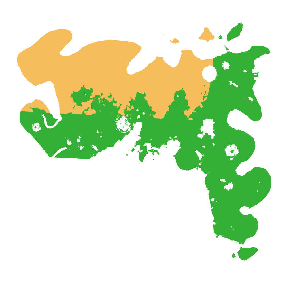 Biome Rust Map: Procedural Map, Size: 3500, Seed: 1987568597
