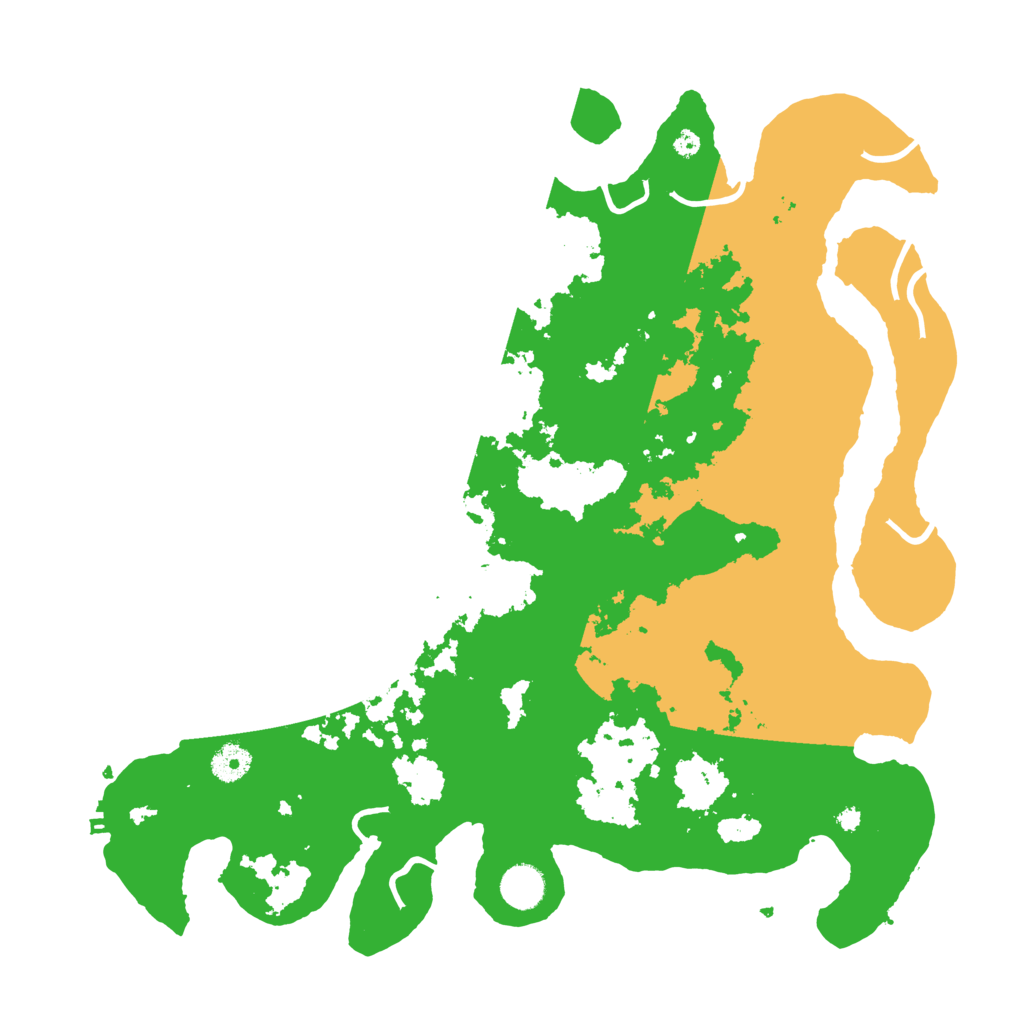 Biome Rust Map: Procedural Map, Size: 4050, Seed: 431779581