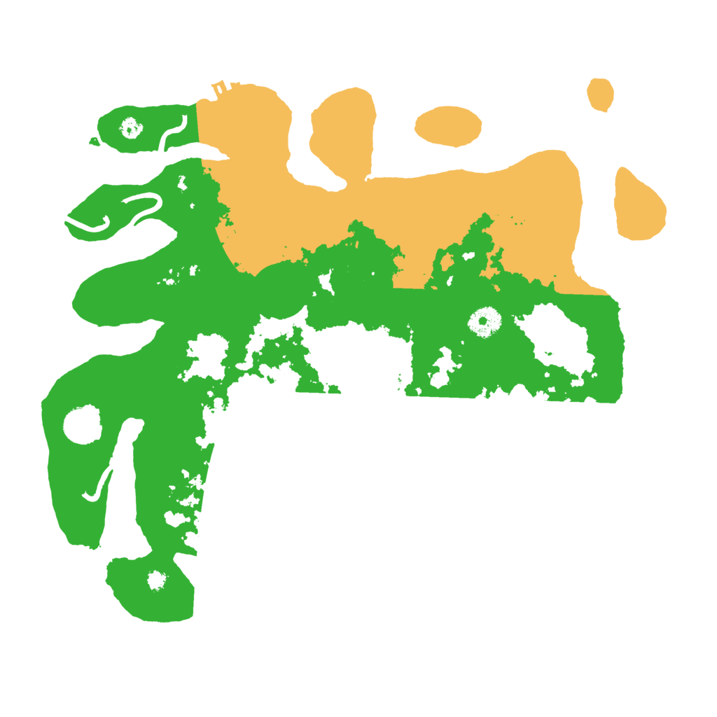 Biome Rust Map: Procedural Map, Size: 3500, Seed: 39845689