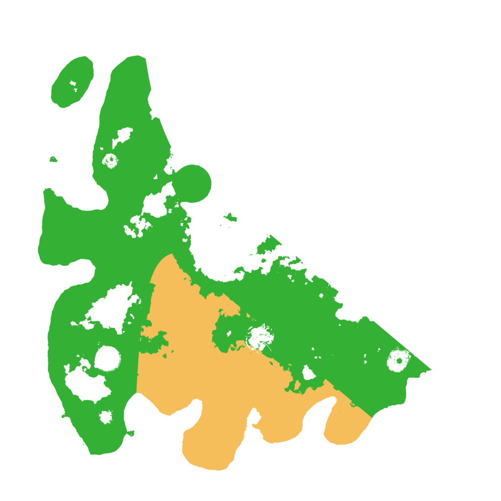 Biome Rust Map: Procedural Map, Size: 3500, Seed: 96587220