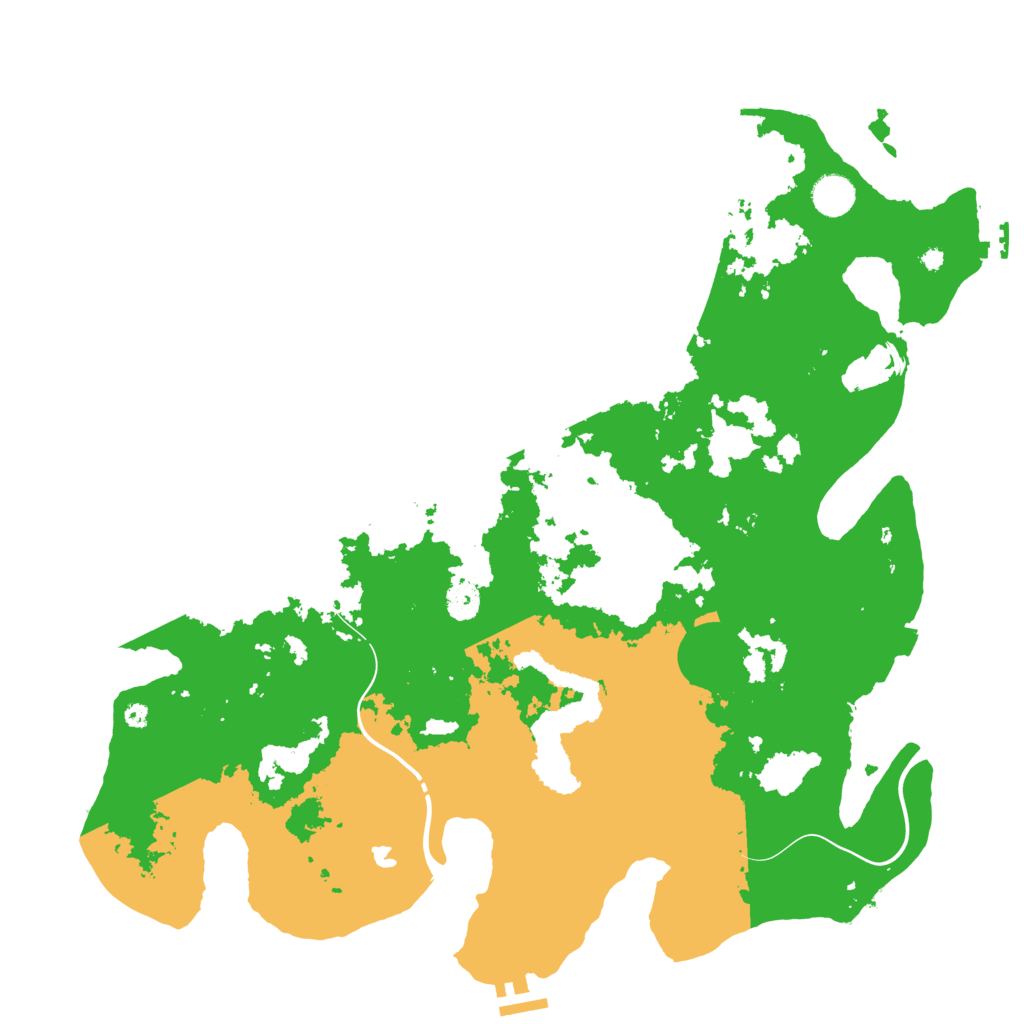 Biome Rust Map: Procedural Map, Size: 4250, Seed: 76141