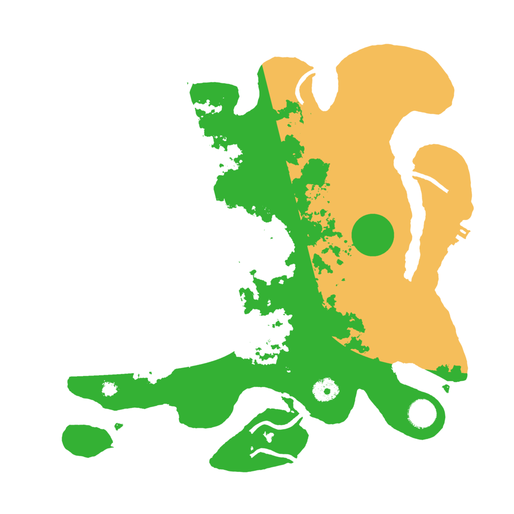 Biome Rust Map: Procedural Map, Size: 3200, Seed: 7568562