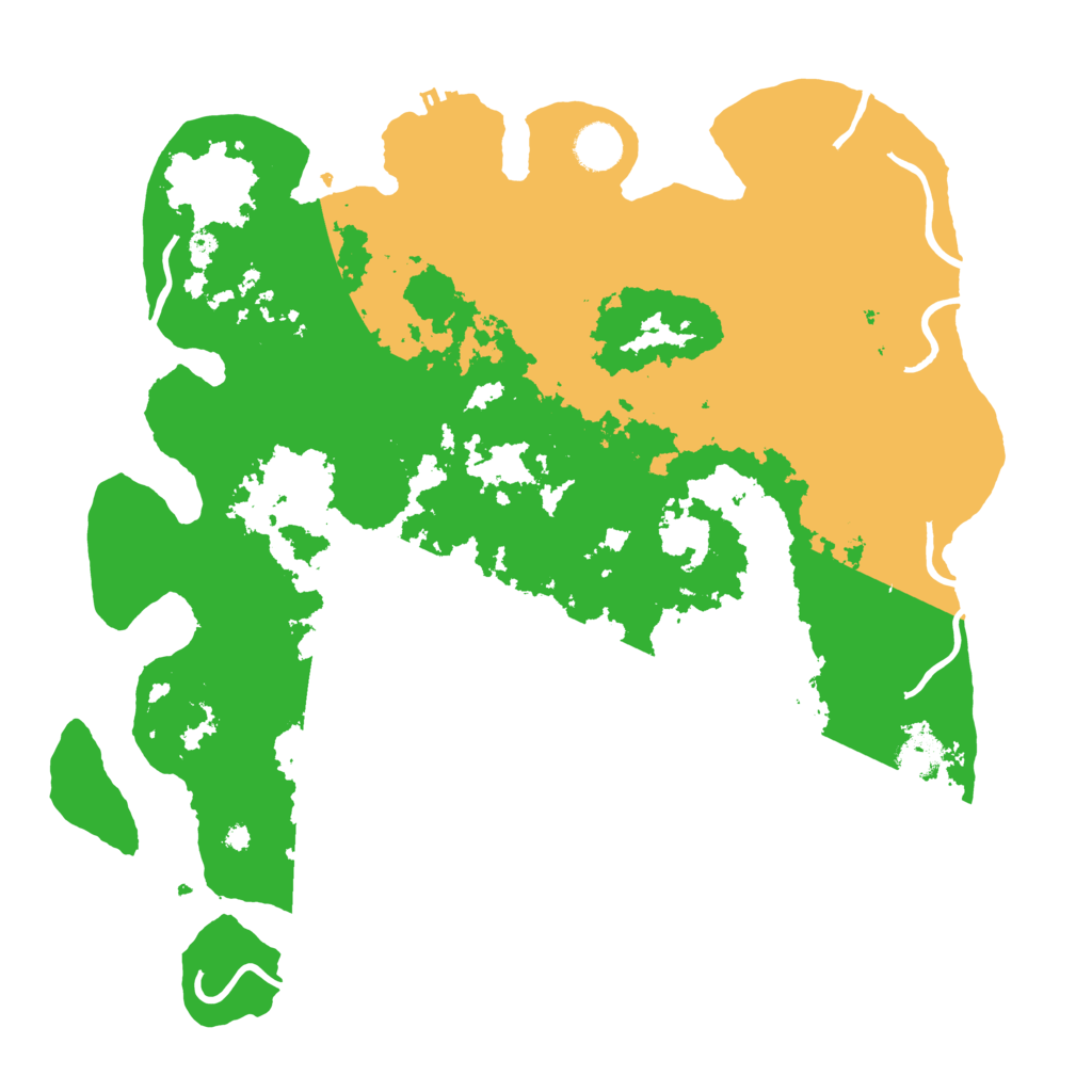 Biome Rust Map: Procedural Map, Size: 4000, Seed: 2031442319