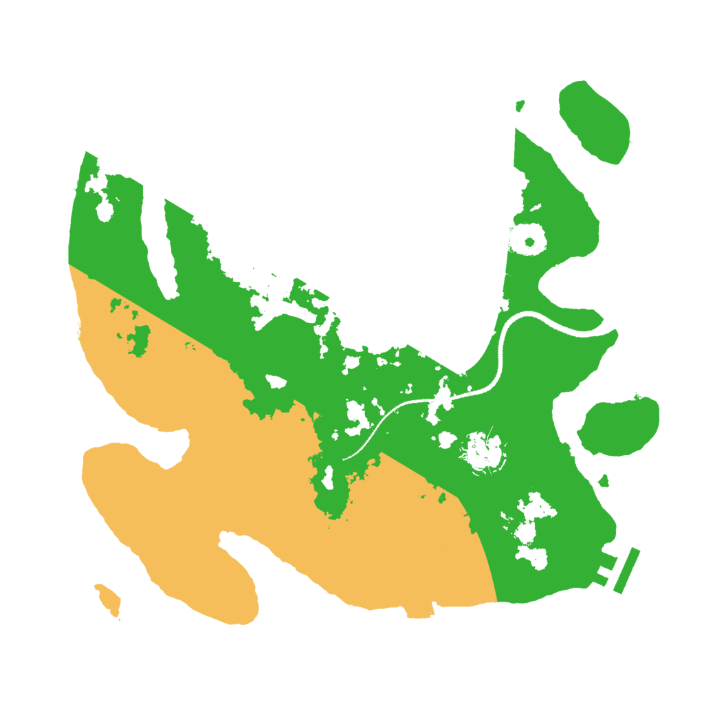 Biome Rust Map: Procedural Map, Size: 3000, Seed: 1338614723