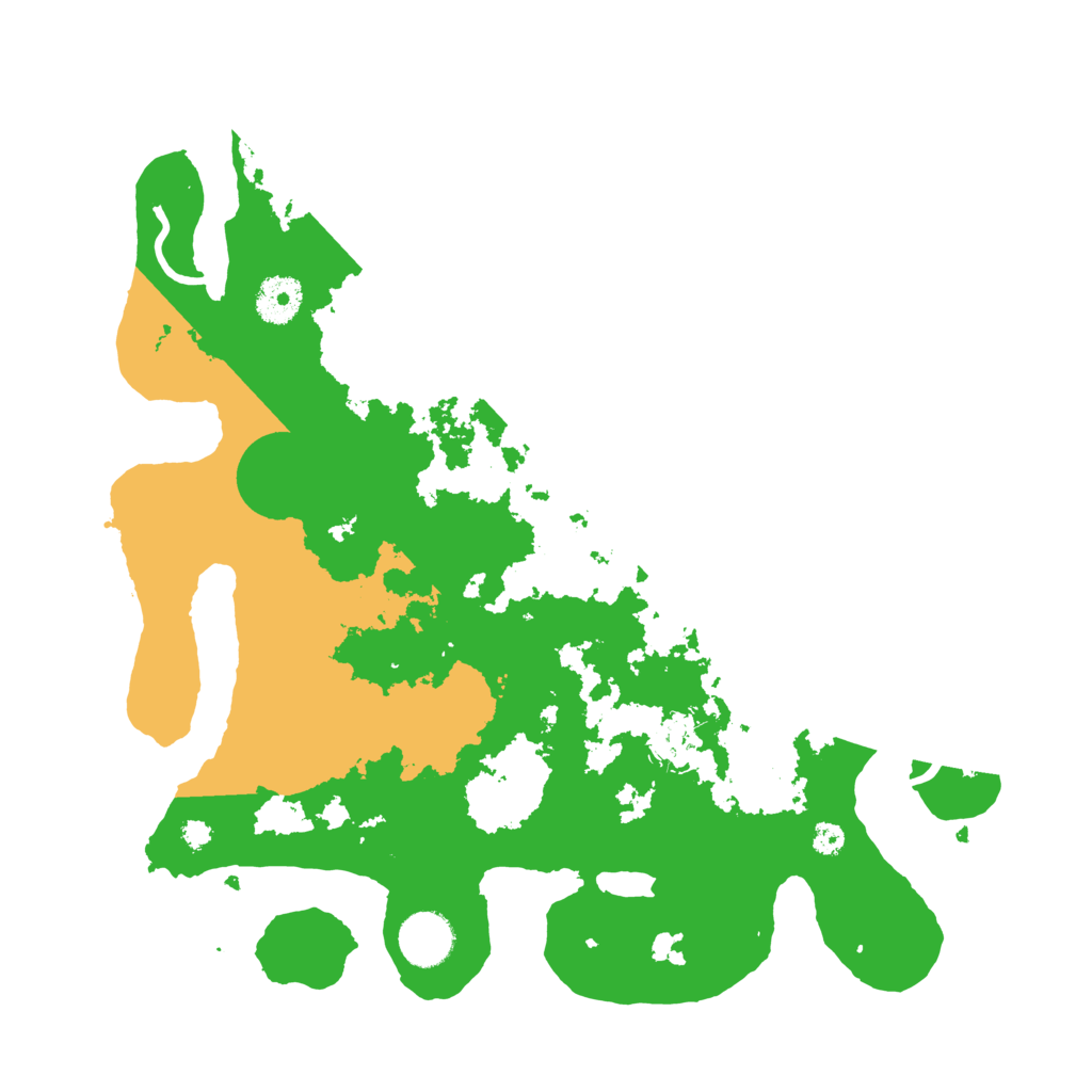 Biome Rust Map: Procedural Map, Size: 3500, Seed: 100518