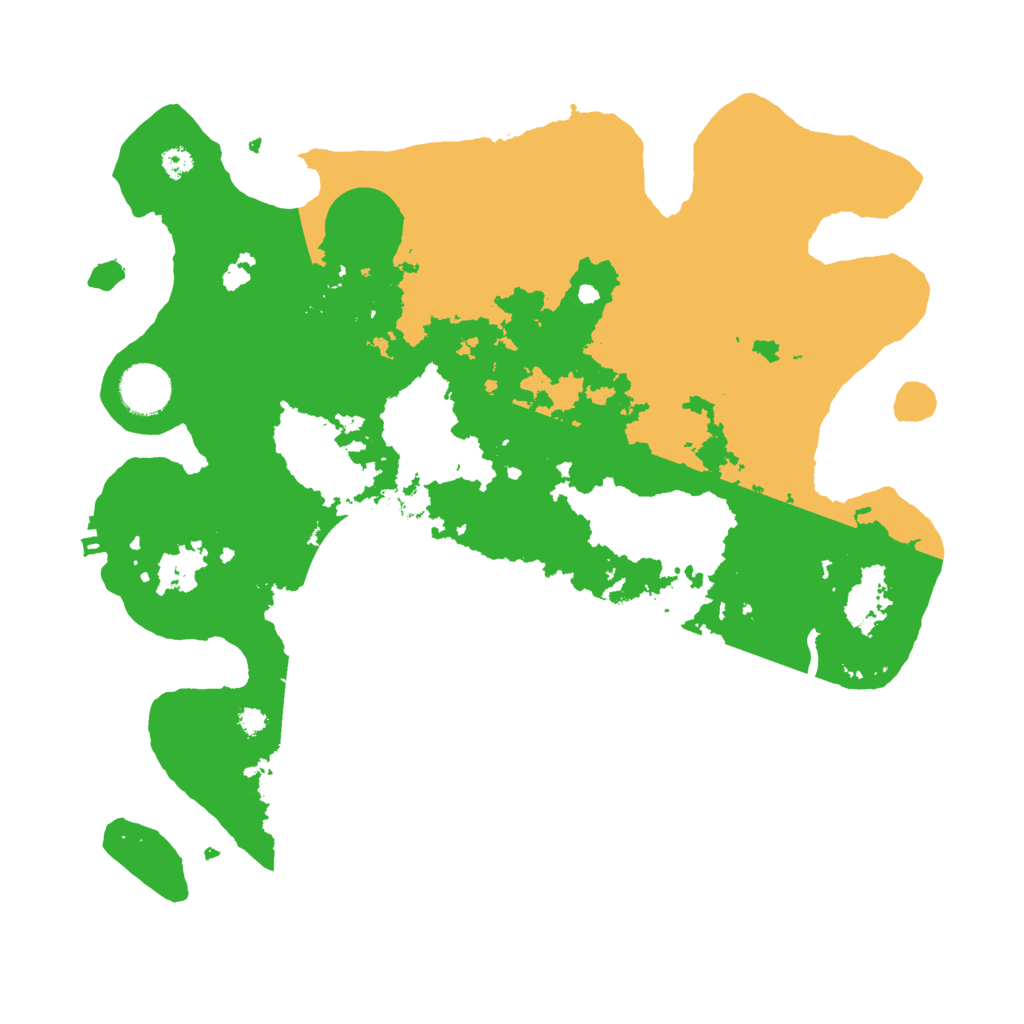 Biome Rust Map: Procedural Map, Size: 3500, Seed: 205662041