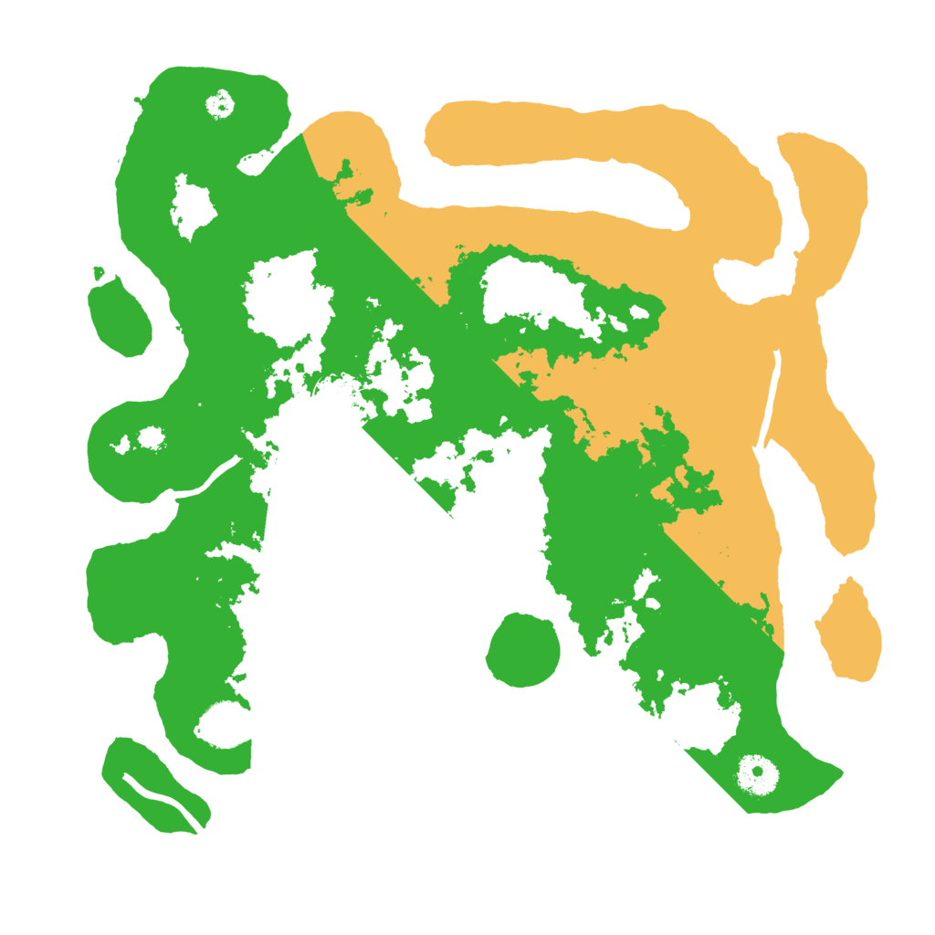 Biome Rust Map: Procedural Map, Size: 3500, Seed: 40961