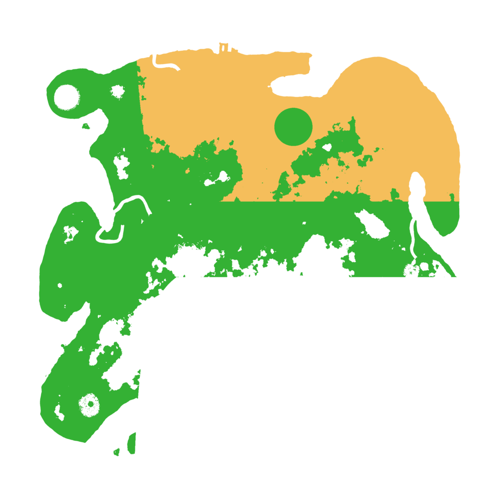 Biome Rust Map: Procedural Map, Size: 3500, Seed: 2043957812