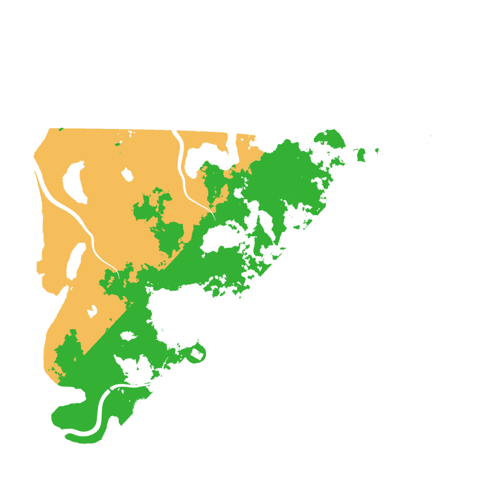 Biome Rust Map: Procedural Map, Size: 4500, Seed: 1990