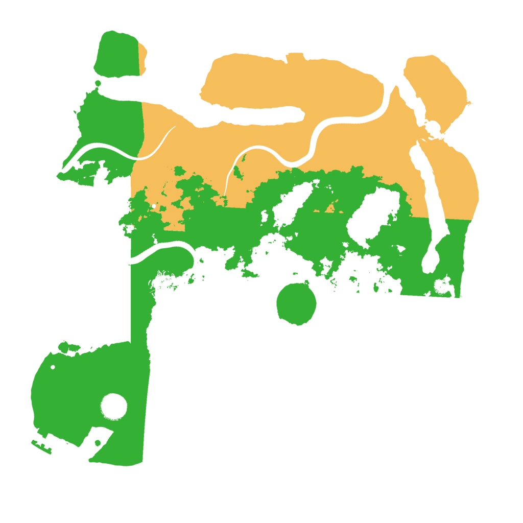 Biome Rust Map: Procedural Map, Size: 3500, Seed: 388715417