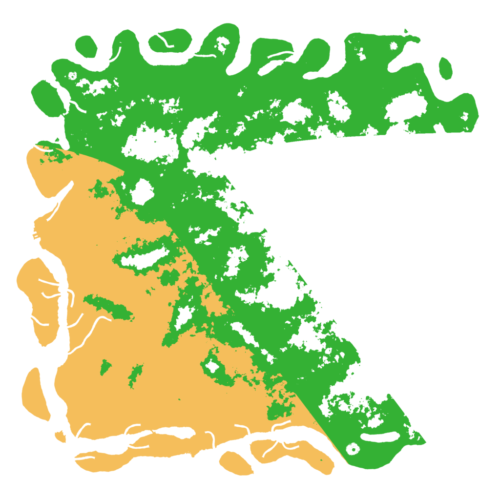 Biome Rust Map: Procedural Map, Size: 6000, Seed: 608373583