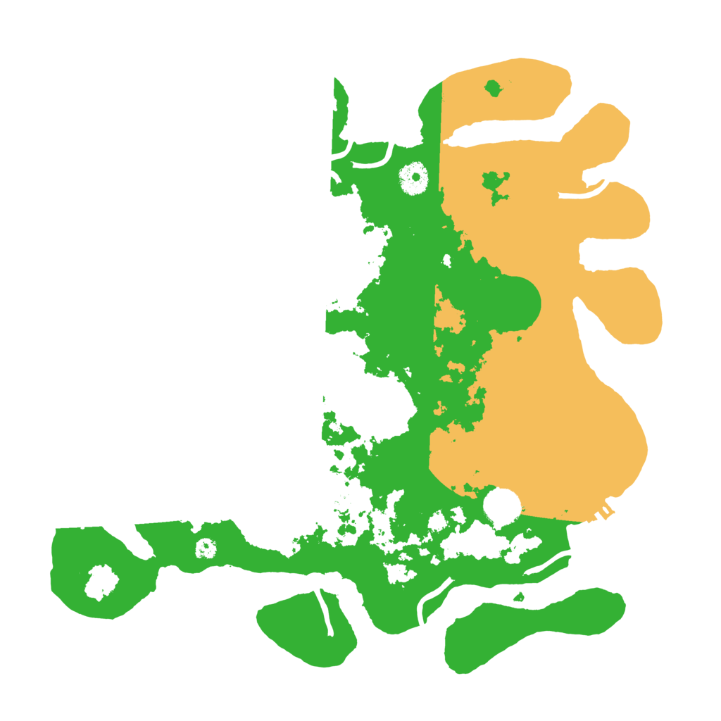 Biome Rust Map: Procedural Map, Size: 3500, Seed: 724392172