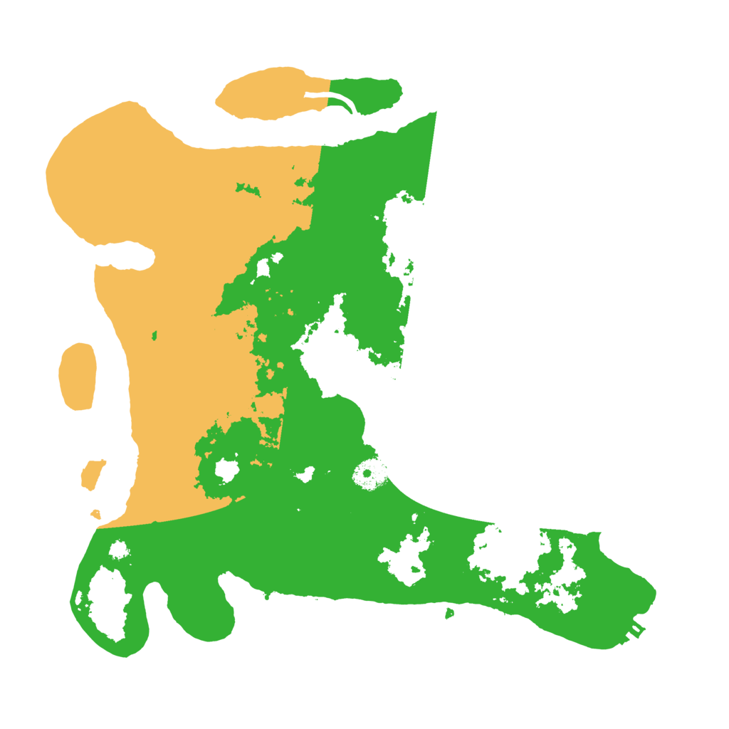 Biome Rust Map: Procedural Map, Size: 3500, Seed: 1815227006