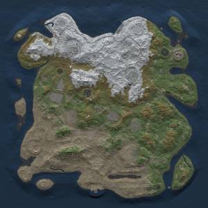 Thumbnail Rust Map: Procedural Map, Size: 4250, Seed: 1131245464, 20 Monuments