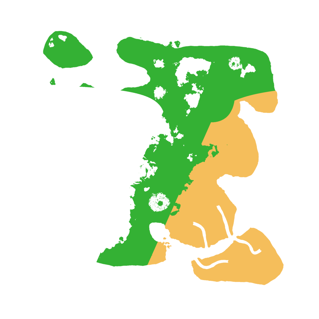 Biome Rust Map: Procedural Map, Size: 2500, Seed: 144026