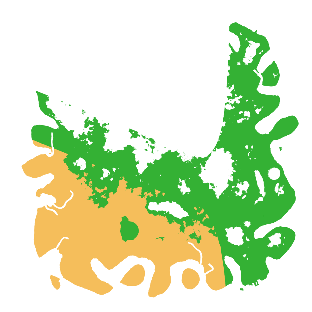 Biome Rust Map: Procedural Map, Size: 4500, Seed: 1294061571