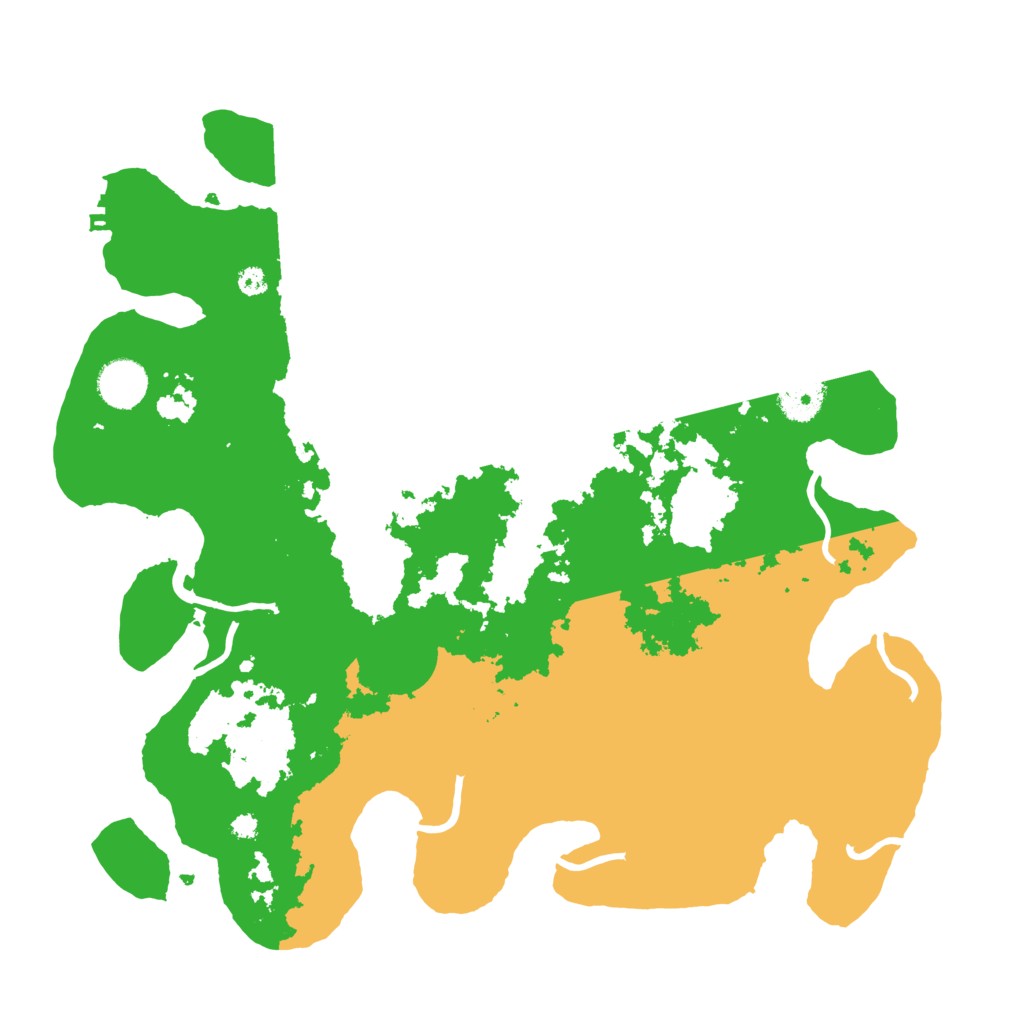 Biome Rust Map: Procedural Map, Size: 3666, Seed: 1