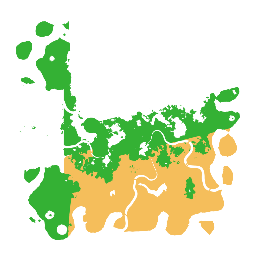 Biome Rust Map: Procedural Map, Size: 4432, Seed: 1