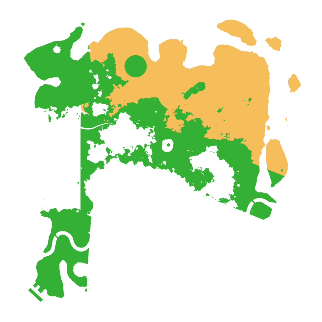 Biome Rust Map: Procedural Map, Size: 3850, Seed: 680045468
