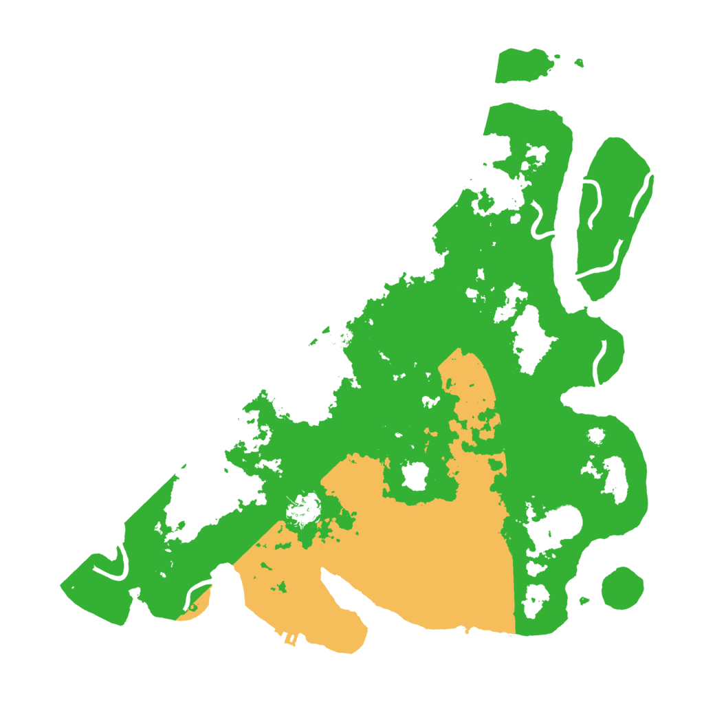 Biome Rust Map: Procedural Map, Size: 3850, Seed: 550392972