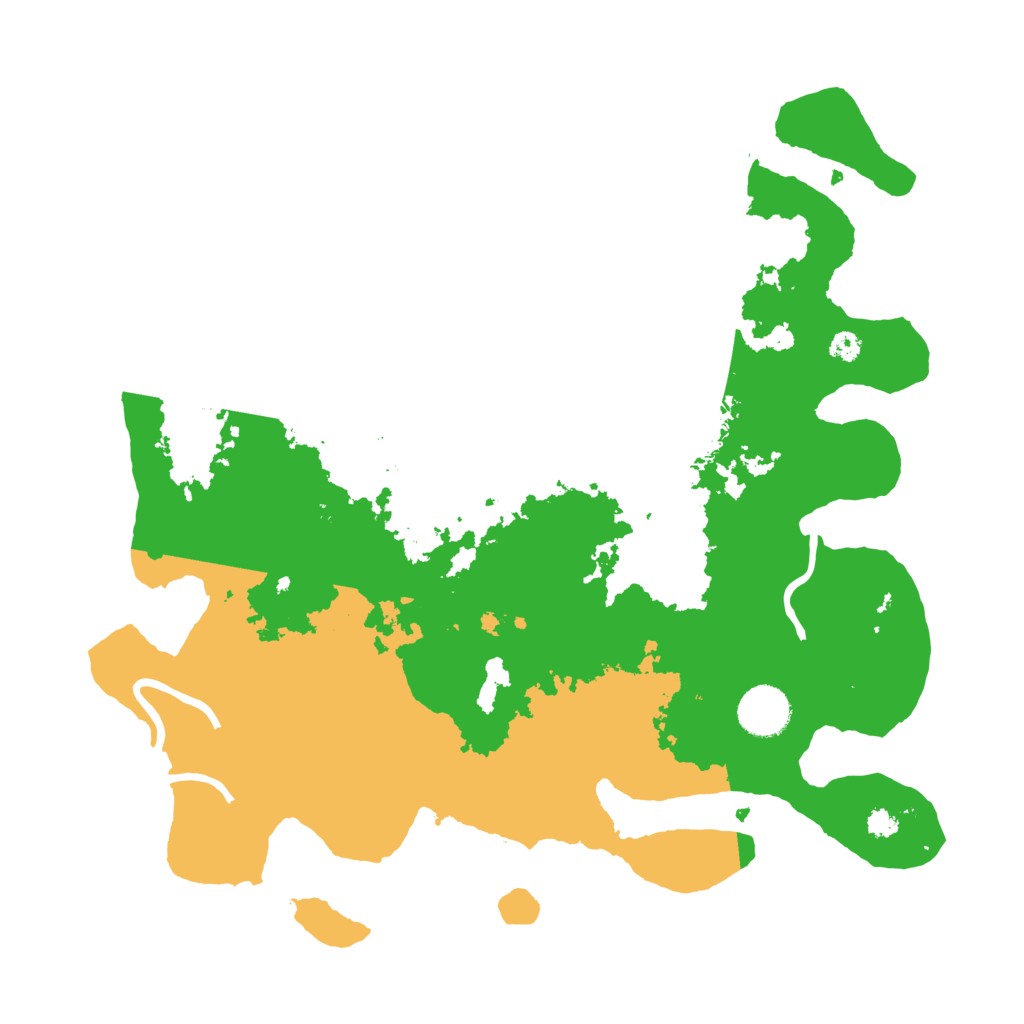 Biome Rust Map: Procedural Map, Size: 3500, Seed: 515508115