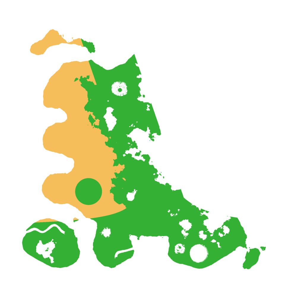 Biome Rust Map: Procedural Map, Size: 3000, Seed: 71994735