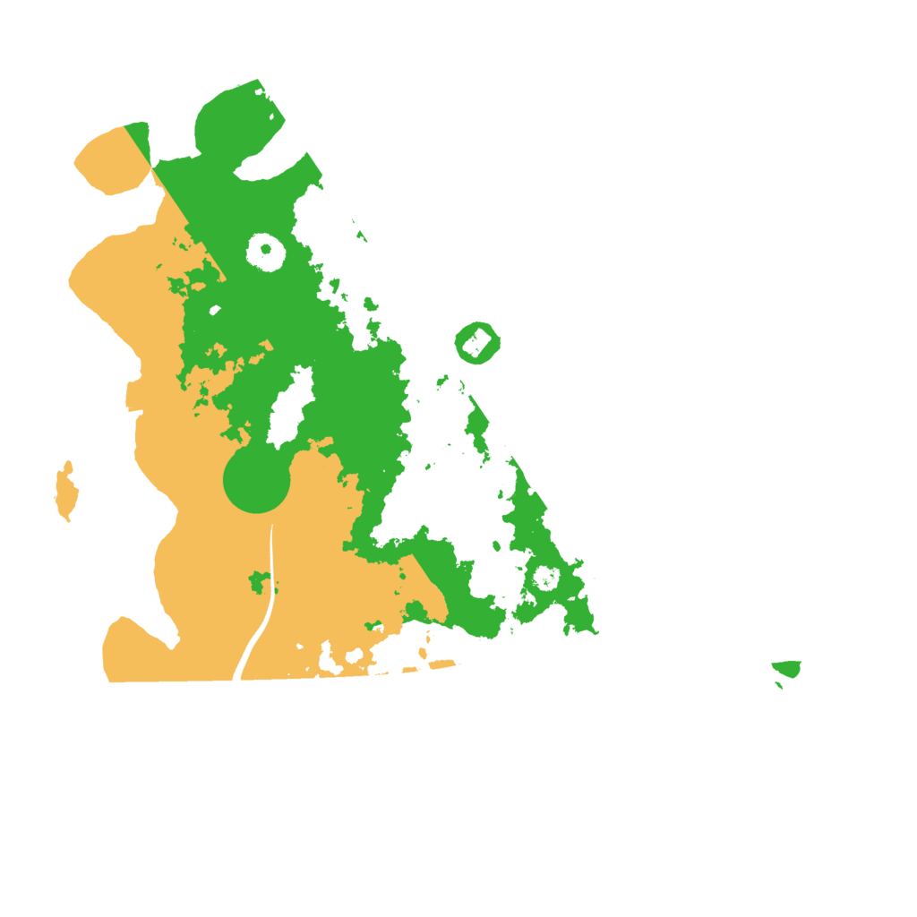 Biome Rust Map: Procedural Map, Size: 3600, Seed: 1385083572