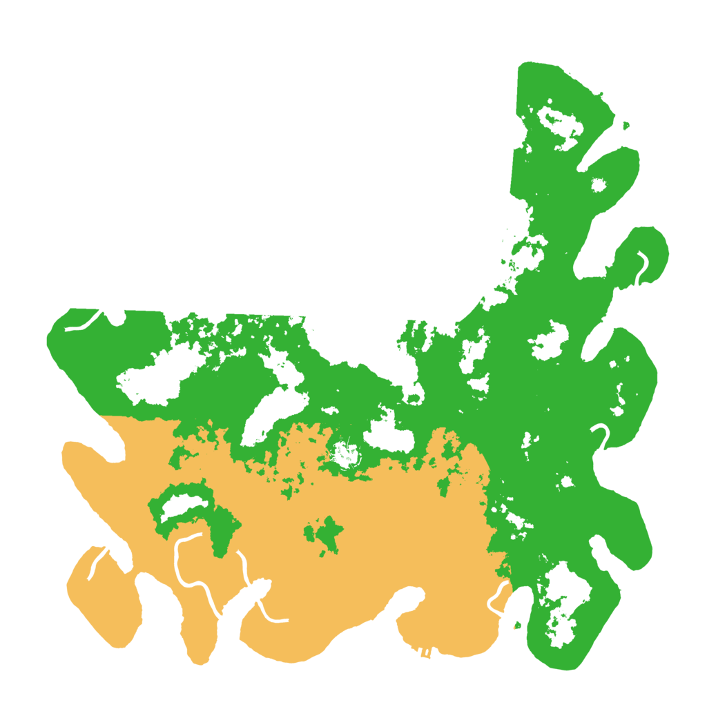 Biome Rust Map: Procedural Map, Size: 4500, Seed: 600854576