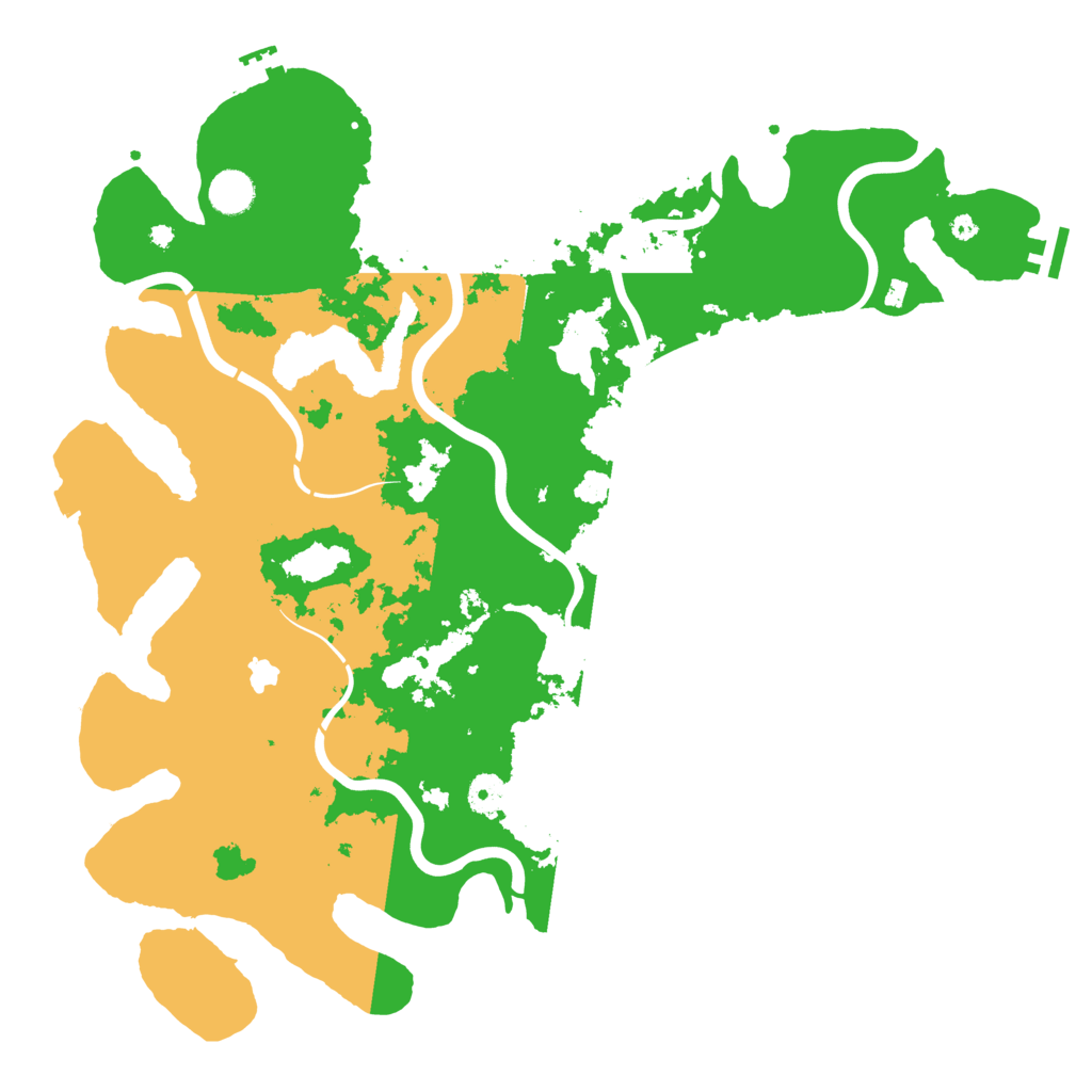 Biome Rust Map: Procedural Map, Size: 4270, Seed: 809879982