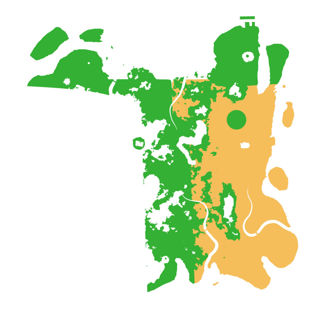 Biome Rust Map: Procedural Map, Size: 4300, Seed: 4764098