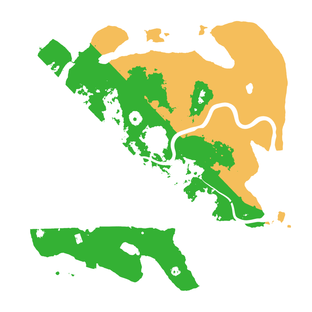 Biome Rust Map: Procedural Map, Size: 3500, Seed: 872561948